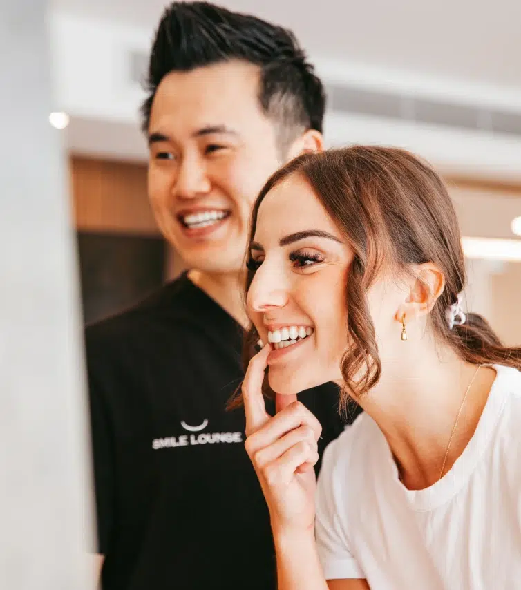 Porcelain veneers at Smile Lounge